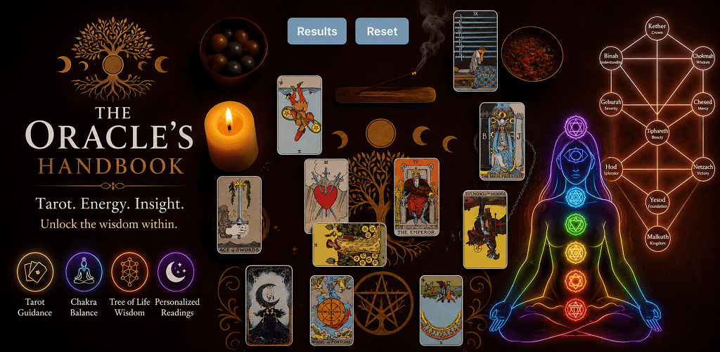 The Oracle's Handbook — Tarot. Energy. Insight. Unlock the wisdom within.
